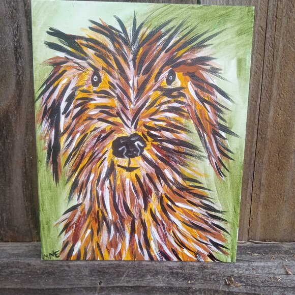 Scruffy Dog Painting - Picture 6 of 7